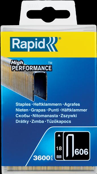 Energie-Label Rapid Typ 606 Schmalrückenklammern 18 mm