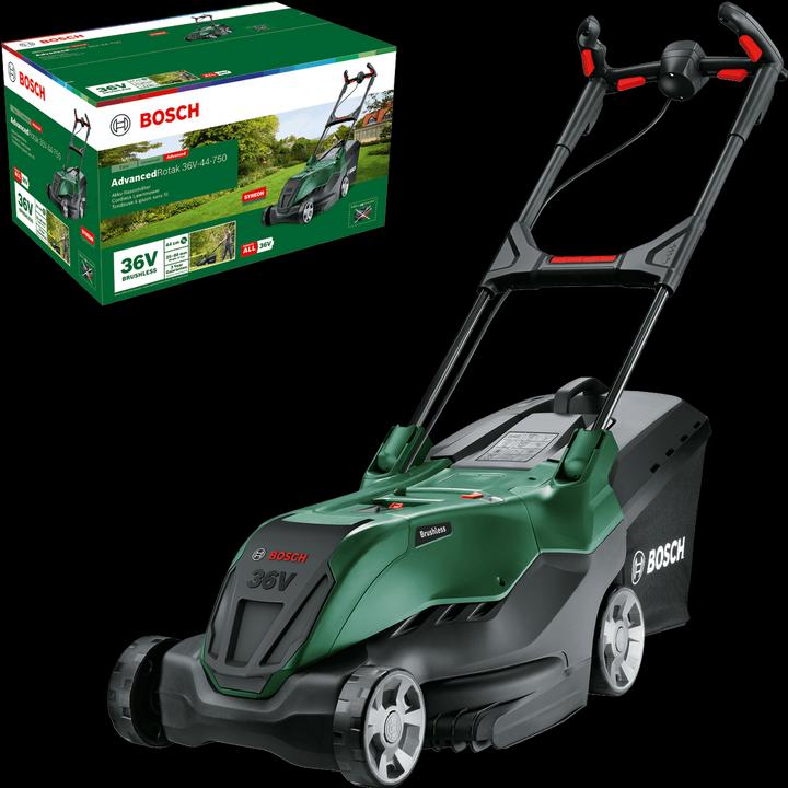 Actual product image Bosch Home & Garden AdvancedRotak 36V-44-750 cordless lawn mower, without battery (Rechargeable battery operated)