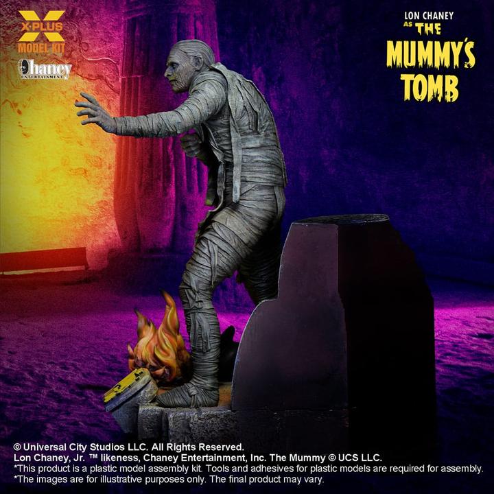 Immagine prodotto X-Plus La Tomba della Mummia Kit di modellini in plastica 1/8 Lon Chaney Jr. come Mummia 23 cm