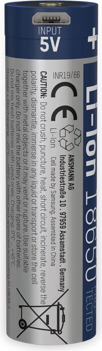 Produktbild Ansmann Li-Ion 18650 (1 Stk., 18650, 2600 mAh)