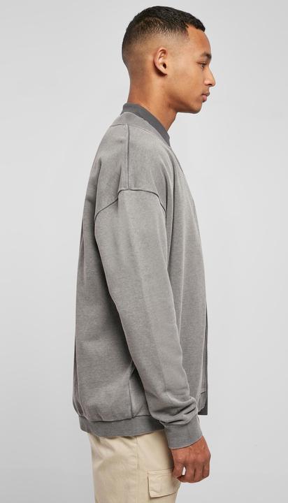Actual product image Urban Classics Washed Sweat Bomber - 17020 (S)