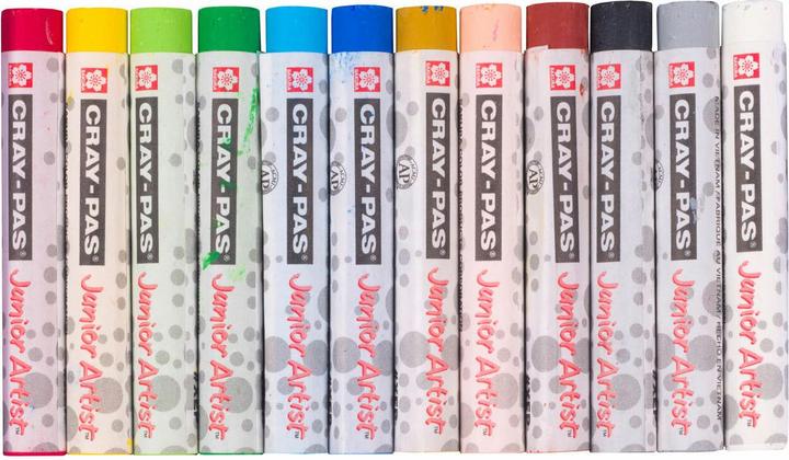 Immagine prodotto Bruynzeel Sakura Cray-Pas Junior Artist Oil Pastel Set, 12 pezzi.