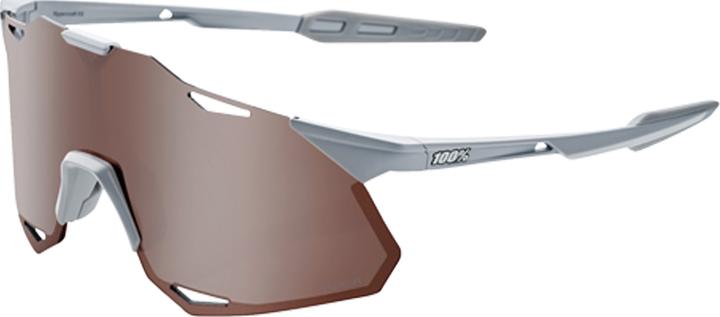 Produktbild 100% Brille Hypercraft XS Matte Stone Grey-HiPER C (Matte Stone Grey, HiPER Crimson Silver Mirror)