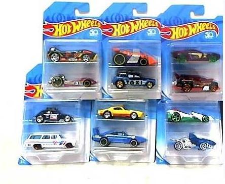 Image du produit Hot Wheels Pack de 2 pour le 50e anniversaire