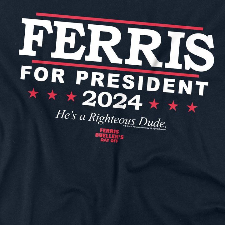 Produktbild Ferris Bueller´s Day Off Ferris Bueller's Day Off Ferris For President TShirt (XXL)