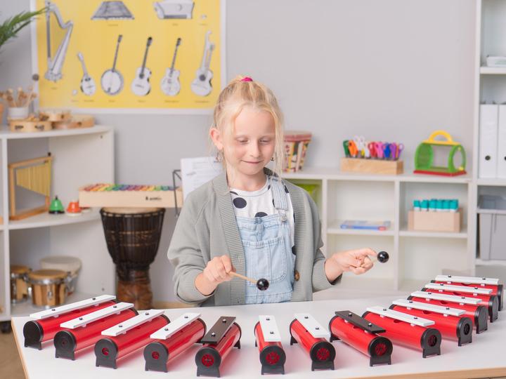 Produktbild Betzold Musik 13 Round-Sound Tubes (Metallophon)