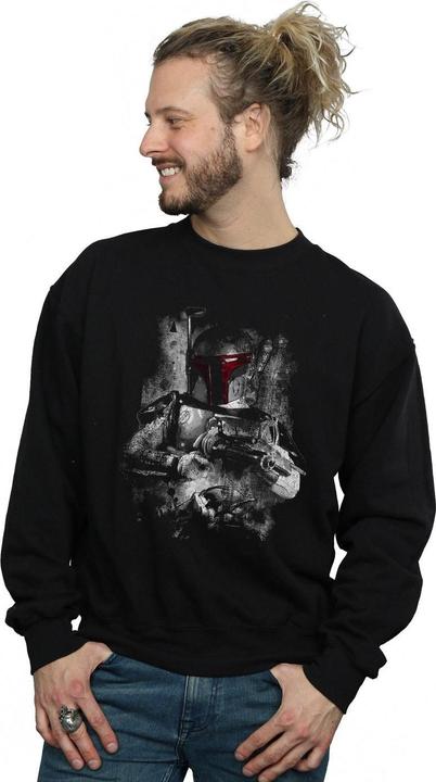 Immagine prodotto Star Wars Boba Fett Distressed Felpa Uomo (S)