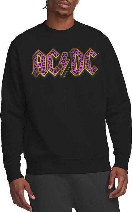 Actual product image AC/DC Unisex Adult Animal Print Sweatshirt (S)