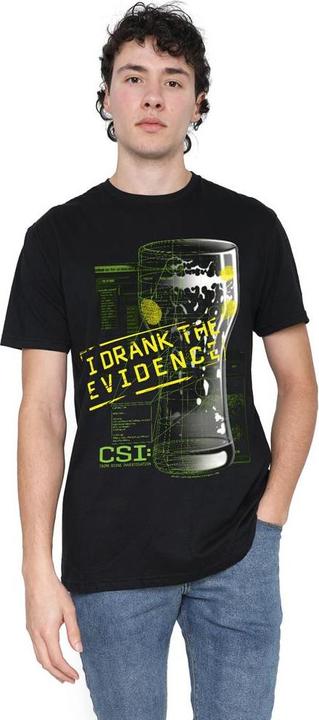 Immagine prodotto Csi: NY I Drank the Evidence Maglietta Uomo (3XL)