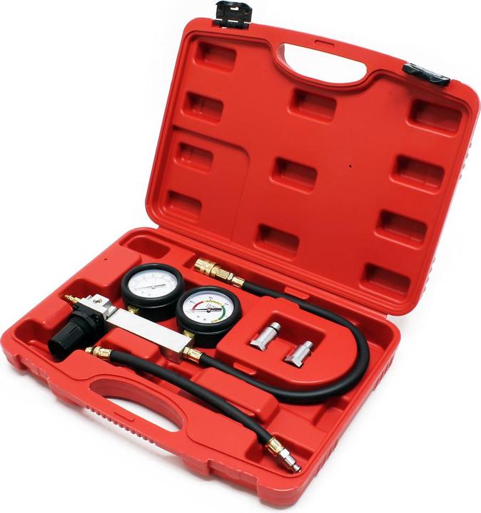 Produktbild Wiltec Kompressionsdruckprüfer Zylinderleckage Benzinmotor Druckprüfer Zylinder