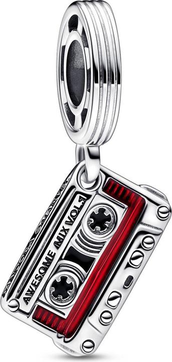 Image du produit Pandora Marvel Guardians of the Galaxy Cassette Charm (Émail, Argent sterling)