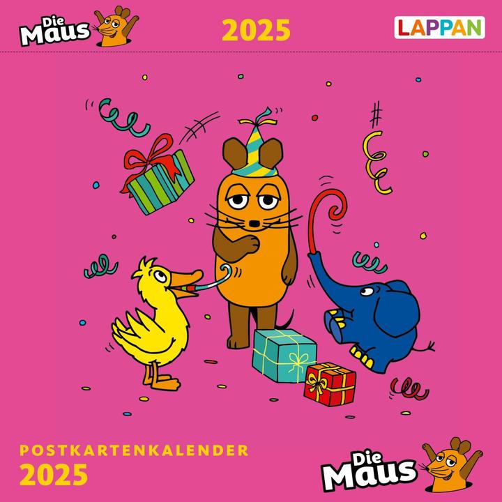 Produktbild Der Kalender mit der Maus - Postkartenkalender 2025 (Kein Einband, Deutsch)
