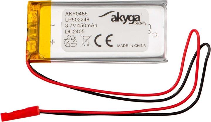 Image du produit Akyga LP502248 Akkupack x Spezial-Akku LiPo 3.7 V 450 mAh (3.70 V, 450 mAh)