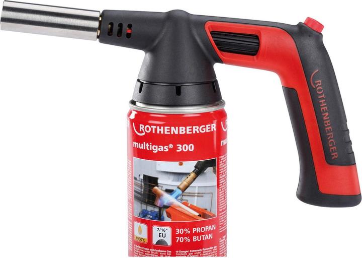 Produktbild Rothenberger Brenner Rofire 4 Piezo + Multigas 300 Set