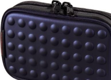 Actual product image Hama NaviBag "Dots", blue, Blue, EVA (Ethylene Vinyl Acetate), 130 x 25 x 80 mm