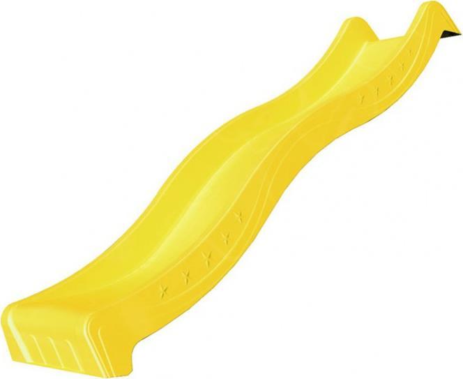 Actual product image Jungle Gym Wave slide long yellow