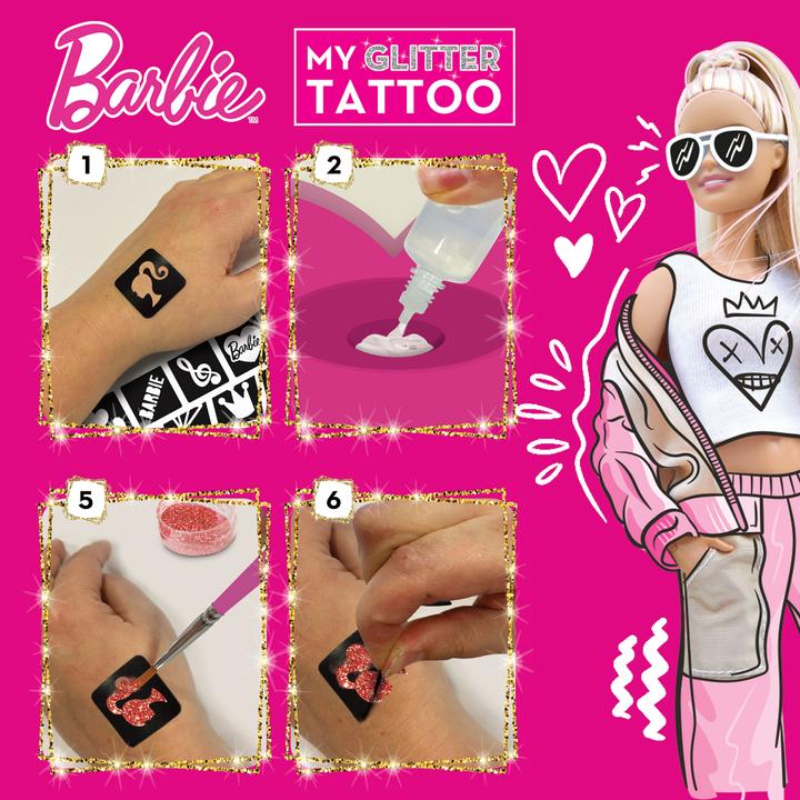 Image du produit Lisciani Tatouages scintillants Barbie