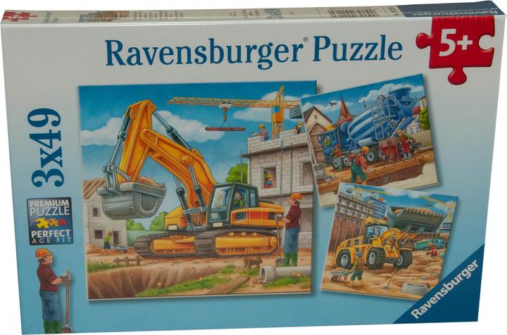 Produktbild Ravensburger Grosse Baufahrzeuge (49 Teile)