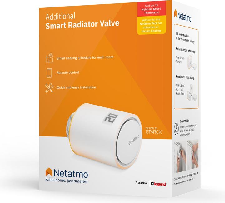 Produktbild Netatmo Zusätzliches Smartes Heizkörperthermostat