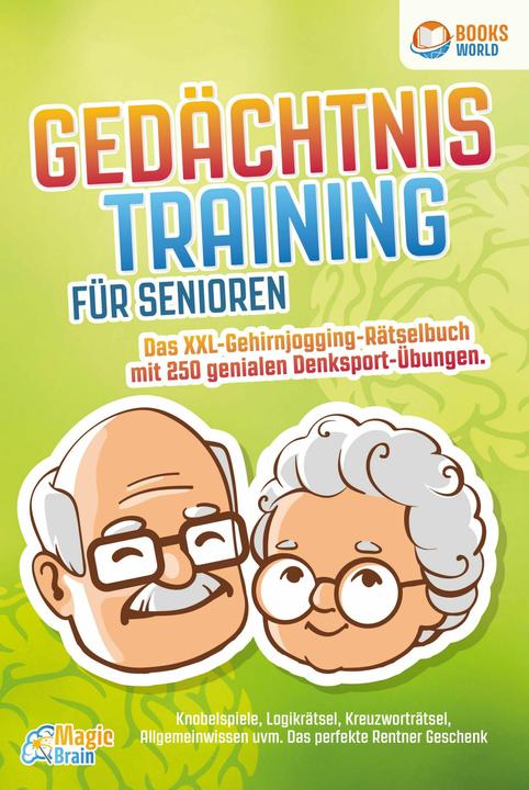 Immagine prodotto Elektrobock Gedächtnistraining für Senioren - Das XXL Gehirnjogging Rätselbuch mit 250 genialen Denksport-Ü (Tedesco, Cervello magico, 2023)