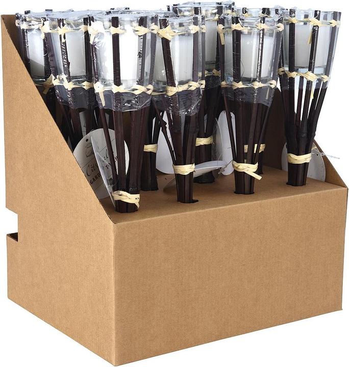 Produktbild Gartenfackel Wachs Bambus 30cm