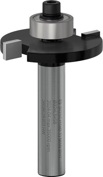 Actual product image Bosch Professional Zubehör Slot milling cutter, 8 mm, D1 32