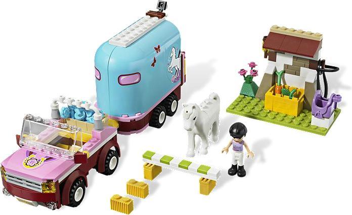 Produktbild LEGO Friends Geländewagen mit Pferdeanhänger (3186, LEGO Friends)