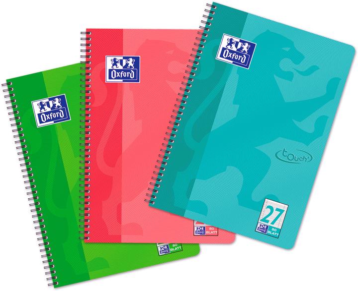Produktbild Oxford TOUCH - Collegeblock (A4, Liniert, Weicher Einband)