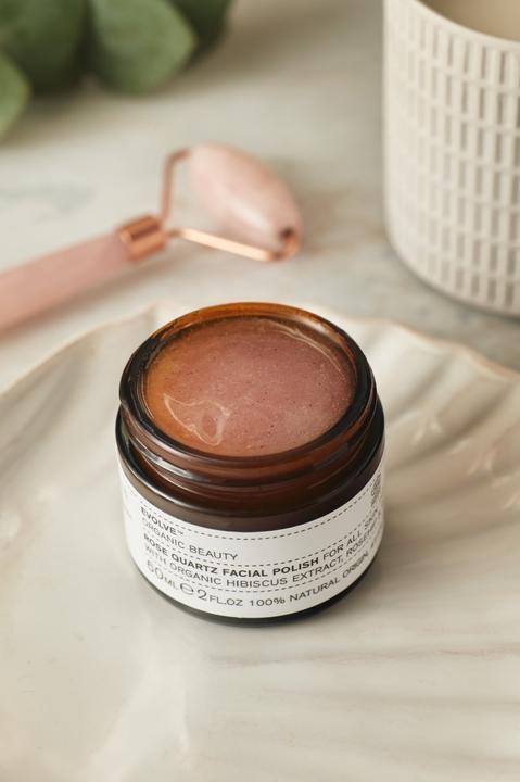 Produktbild Evolve Natural Rose Quartz Facial Polish 2 fl oz 60 mL (Reinigungstücher, 60 ml)