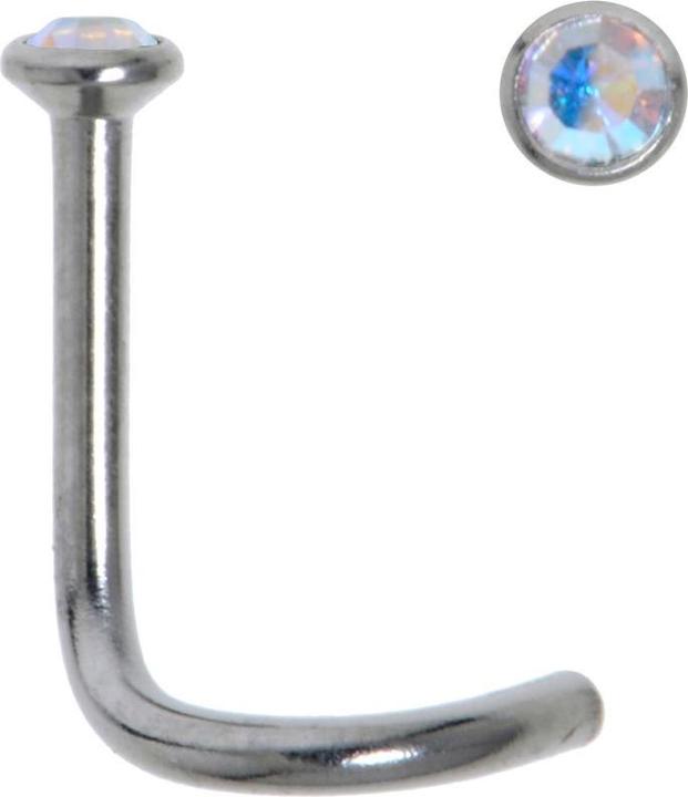 Bijouteria Nasenpiercing (Edelstahl, Kristall)