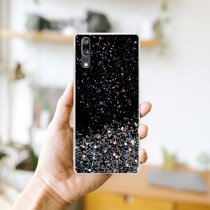 Actual product image Cadorabo TPU cover sparkling glitter (Cubot P20)
