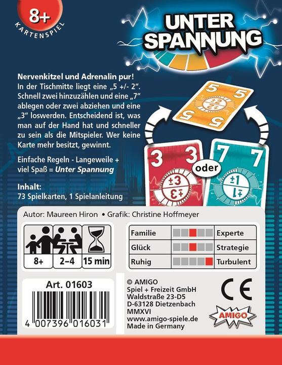 Produktbild Amigo Unter Spannung (Deutsch)