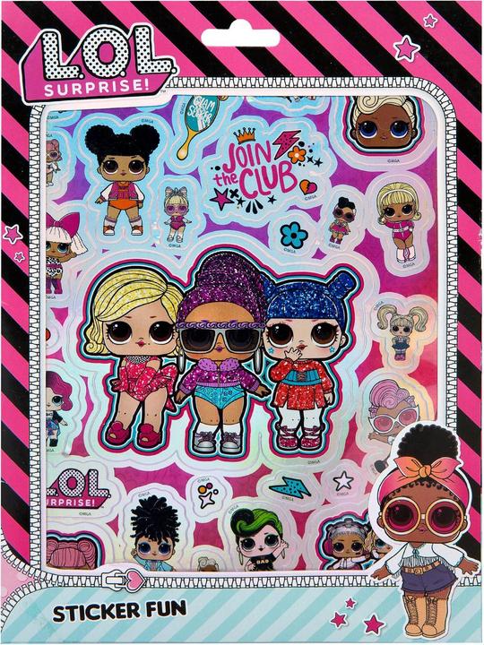 Actual product image Undercover Sticker book LOL Surprise