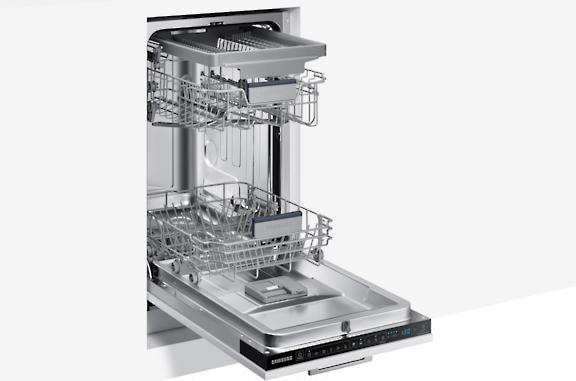 Produktbild Samsung Vollintegrierter Einbau-Geschirrspüler, 45 cm, 10 Massgedecke, DW50R4070BB/EO