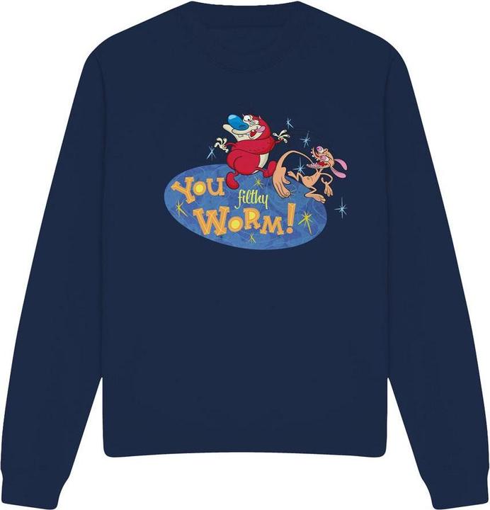 Ren & Stimpy You Filthy Worm! Sweatshirt