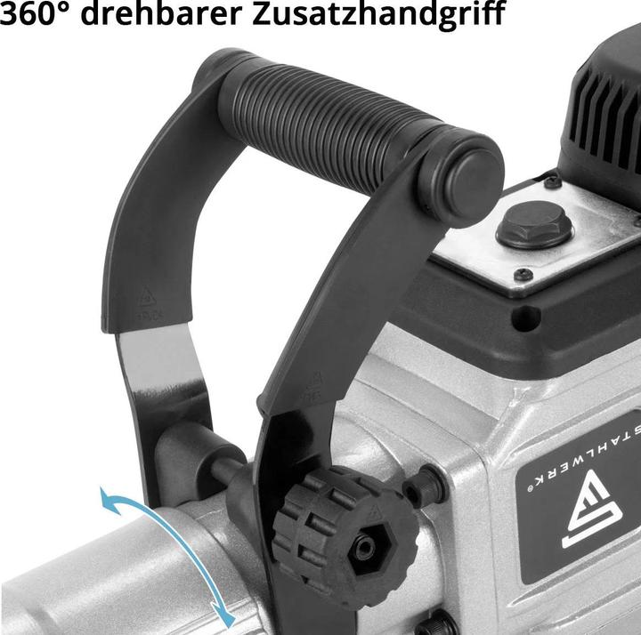 Actual product image Stahlwerk Demolition hammer 2,200 W 2,100 bpm 65 J Chisel hammer Chisel hammer (Electrical connection)