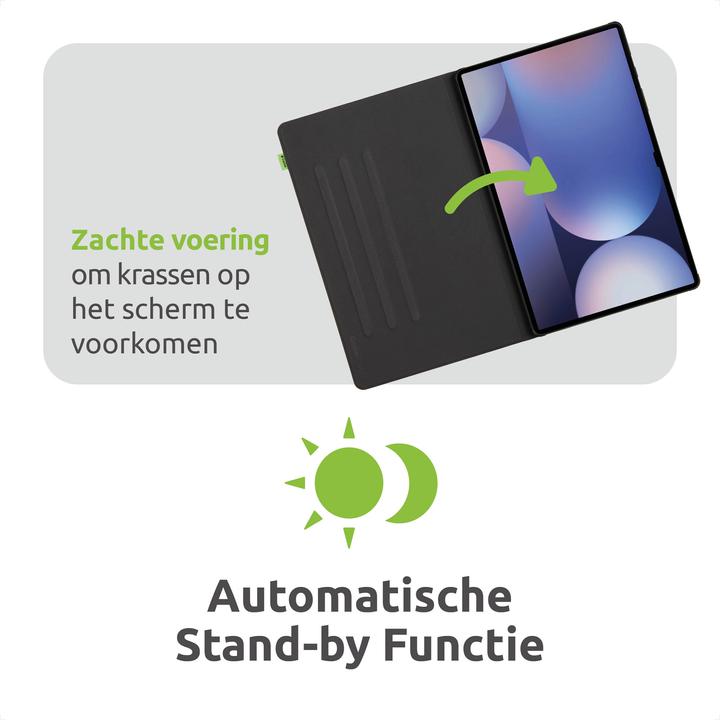 Produktbild Gecko Covers Book-Cover EasyClick Cactus Black (Galaxy Tab S10 Ultra)