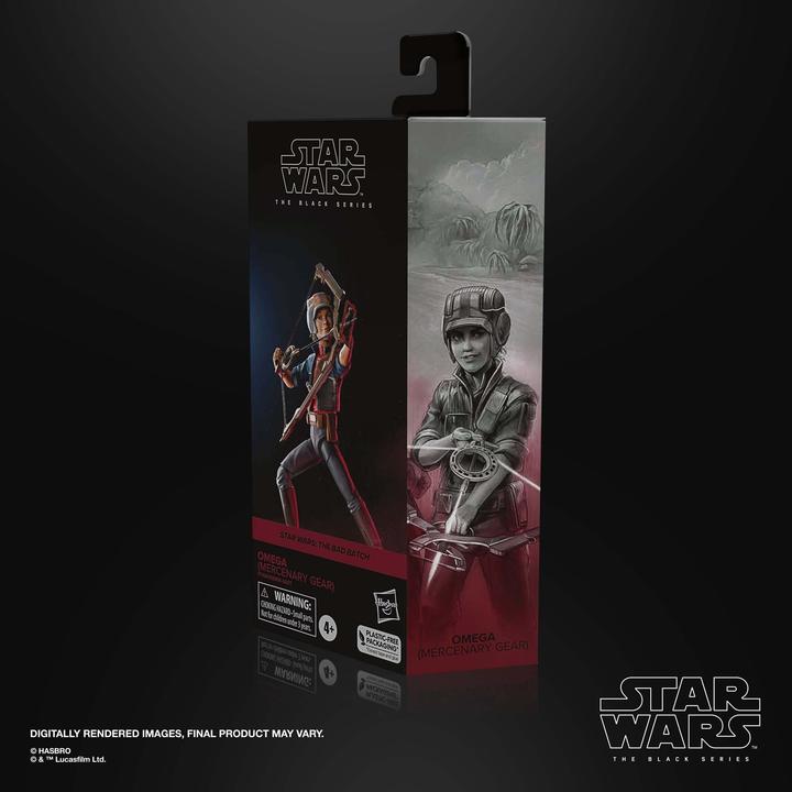 Produktbild Hasbro Star Wars: The Bad Batch Black Series figurine Omega (Mercenary Gear) 15 cm