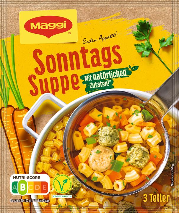 Maggi GUTEN APPETIT Sonntags Suppe, ergibt (750 ml)