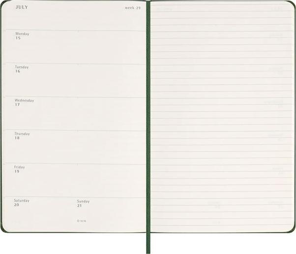 Image du produit Moleskine Calendrier de notes (A5, Anglais)