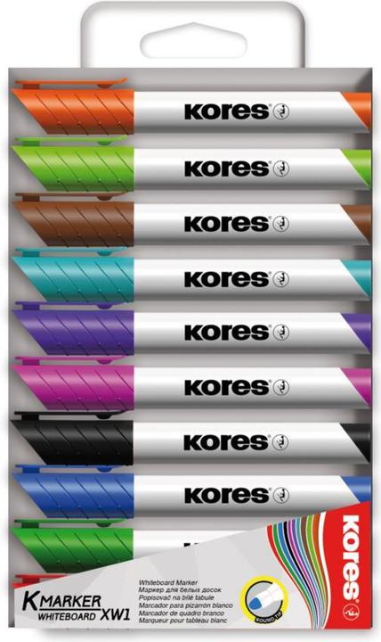 Kores K-Marker - Whiteboard markers (Multicoloured, 5 mm, 10 x)