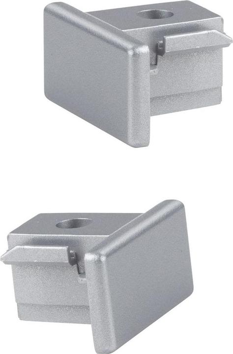 Produktbild famlights 1-Phasen Schienensystem-Set 2 Meter inkl. 3 Spots in Silb