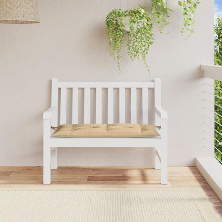 Actual product image VidaXL Garden bench cushion fabric (100 x 50 x 7 cm)