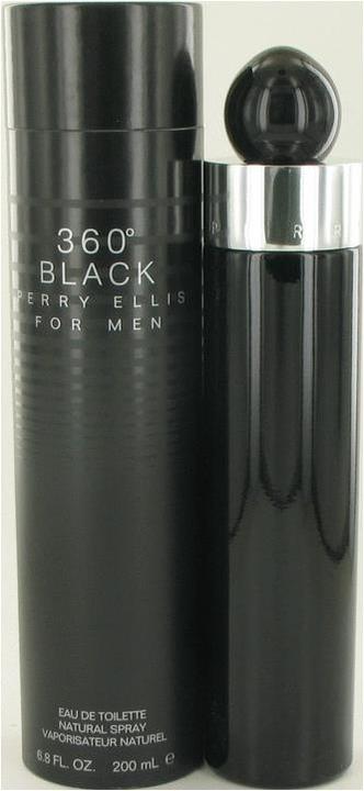 Actual product image Perry Ellis 360 Black (Eau de toilette, 200 ml)