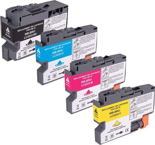 Produktbild Hermex Kompatible Tintenpatrone für Brother DCP-J1100DW (M, C, BK, Y)