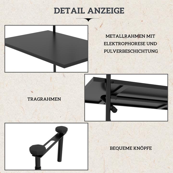 Produktbild Outsunny Balkon-Hängetisch (60 cm)