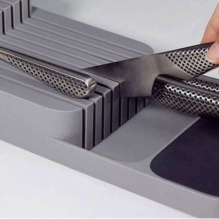 Produktbild Hermex Messerkasten Besteckhalter Besteckfach für Schublade
