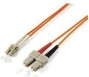 Actual product image equip Fiber optic patch cable LC->SC singlemode duplex OS2 ge (CAT8.1, 2 m)