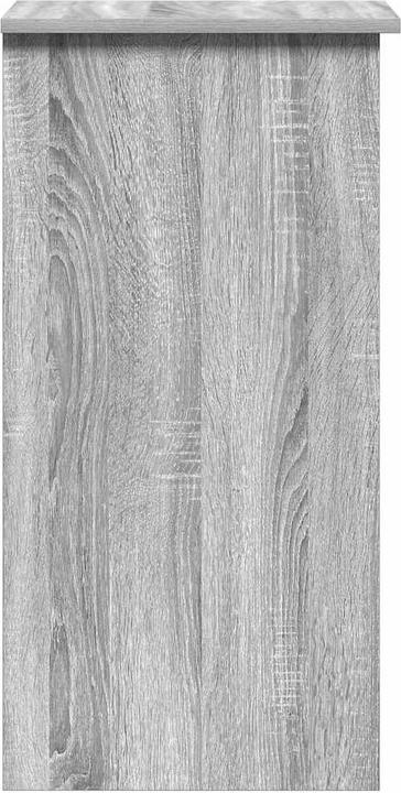 Produktbild VidaXL Schreibtisch mit Regal Grau Sonoma 84x40x78 cm Holzwerkstoff Bürotisch