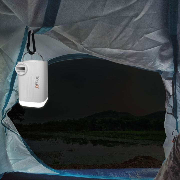 Produktbild Technaxx Mini-Akku-Luftpumpe mit LED-Lampe